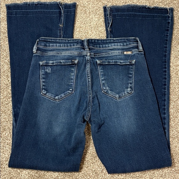 KanCan Dark Blue Flare Jeans - Picture 5 of 6